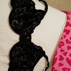 Black Lace Bra